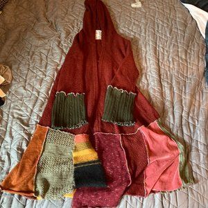 mom coat very light from upcycle by jelbel multy color
